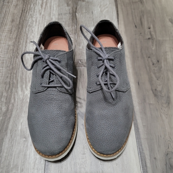 Toms Preston Casual Oxford Mens Shoes - Picture 3 of 10